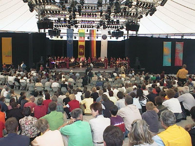 Plaza-Bühne Trommeln 0823