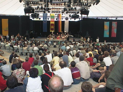 Plaza-Bühne Trommeln 0824